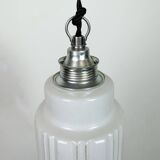 Vintage Glass Ceiling Light, 1970s