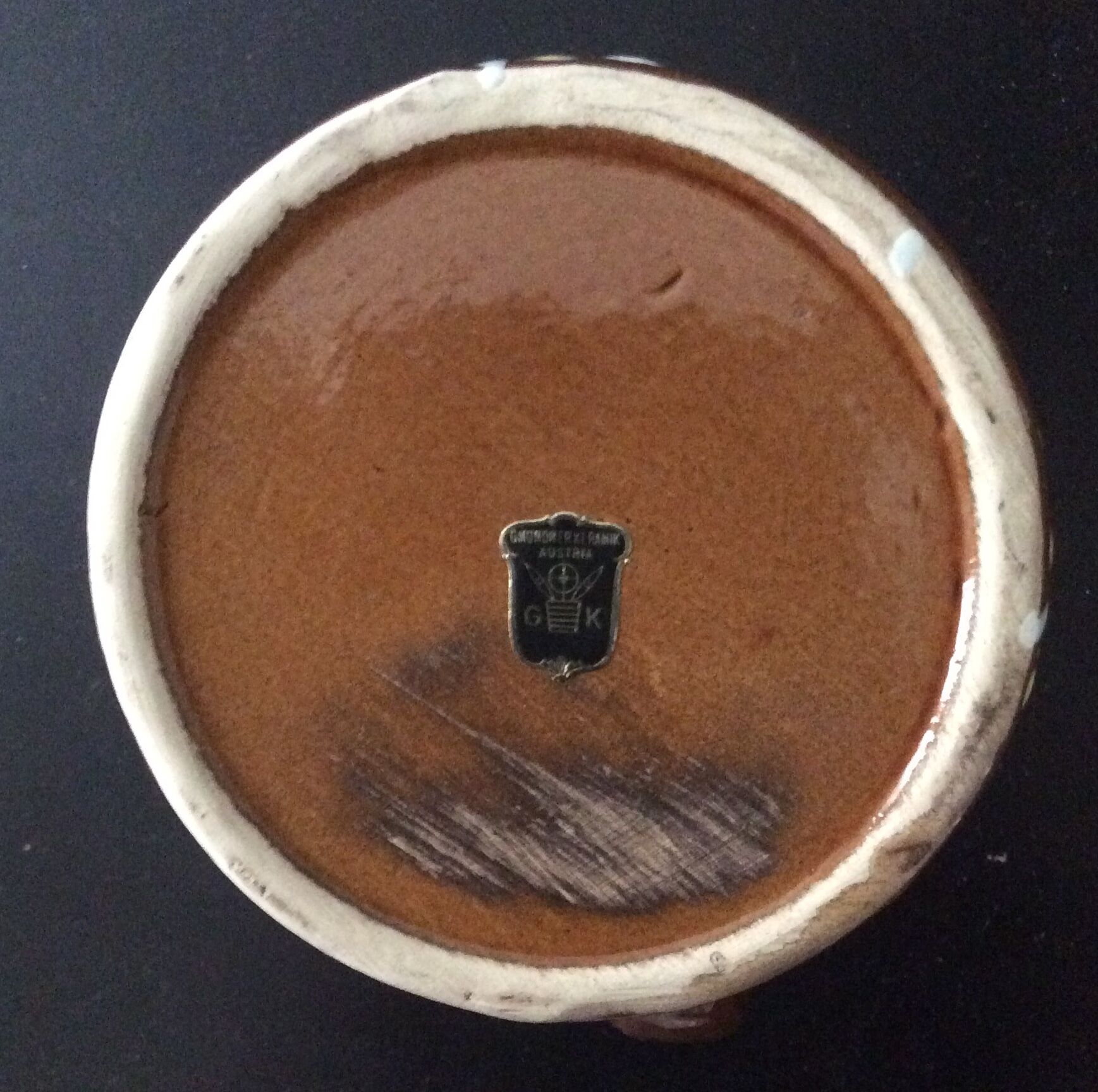 Vintage ceramic orangeade set