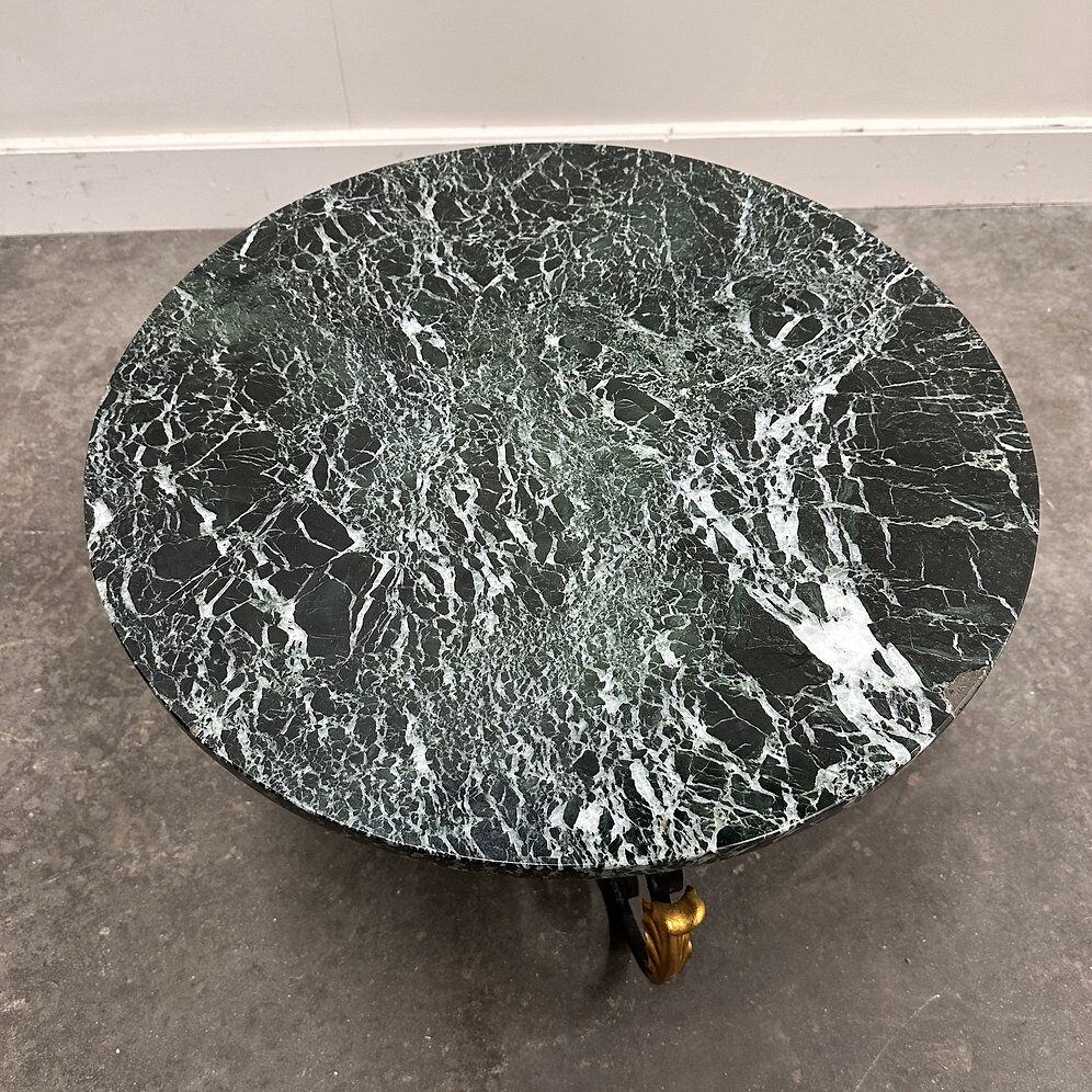 French Neoclassical Revival coffee table with Hollywood Regency influence, 1970s