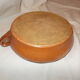 Flat stoneware dish