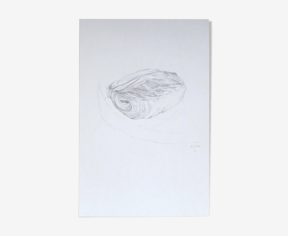 Pain au chocolat, dessin original