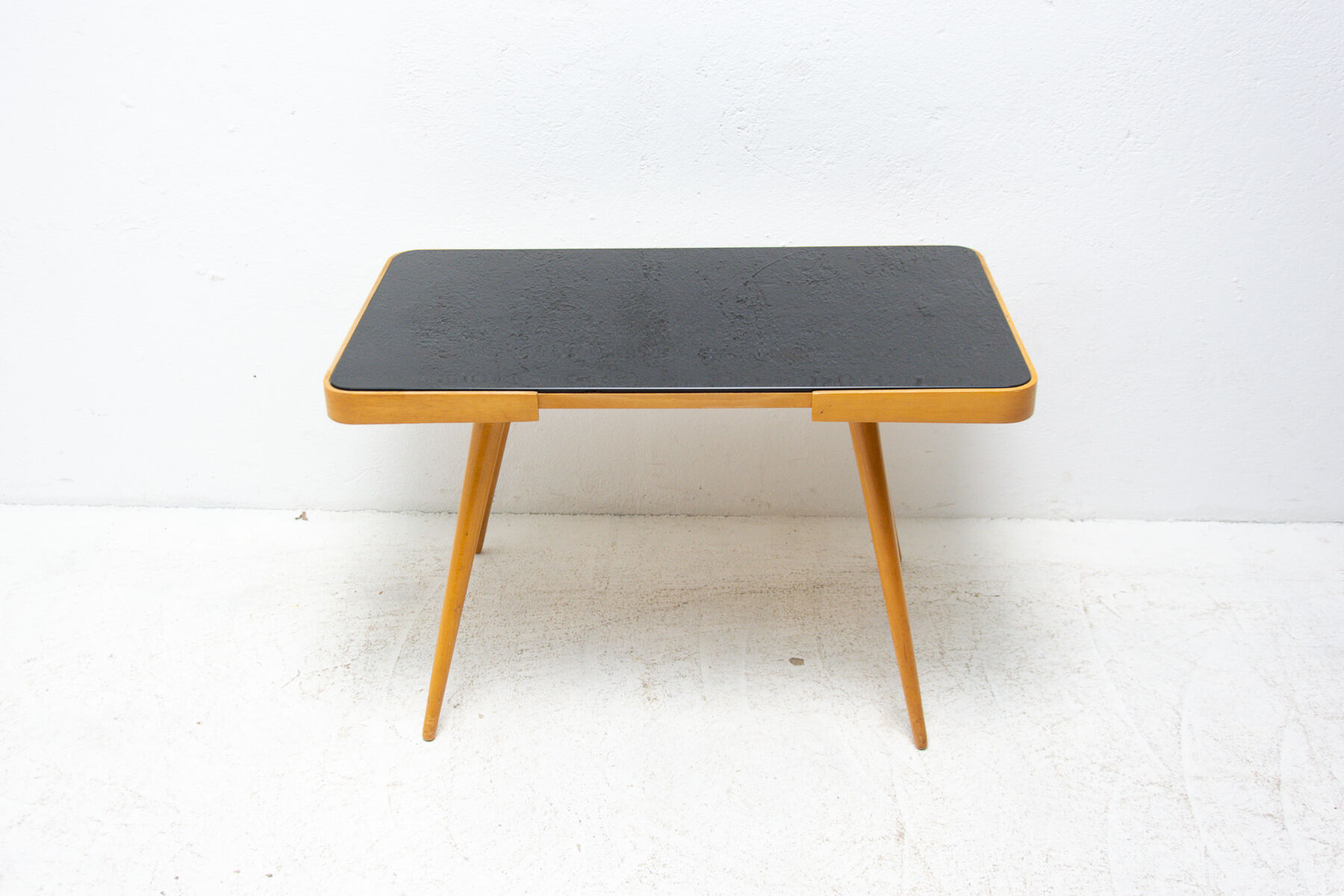 Mid century opaxite glass coffee table, 1960´s, Czechoslovakia