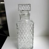 Carafe à whisky en verre années 70