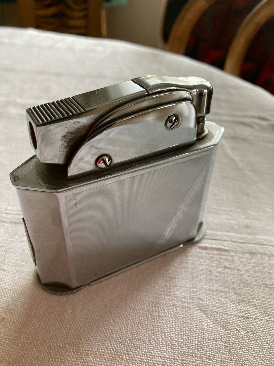 Myon table lighter, petrol-powered, 1950s