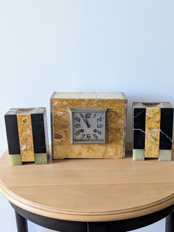 Garniture de cheminée Art déco