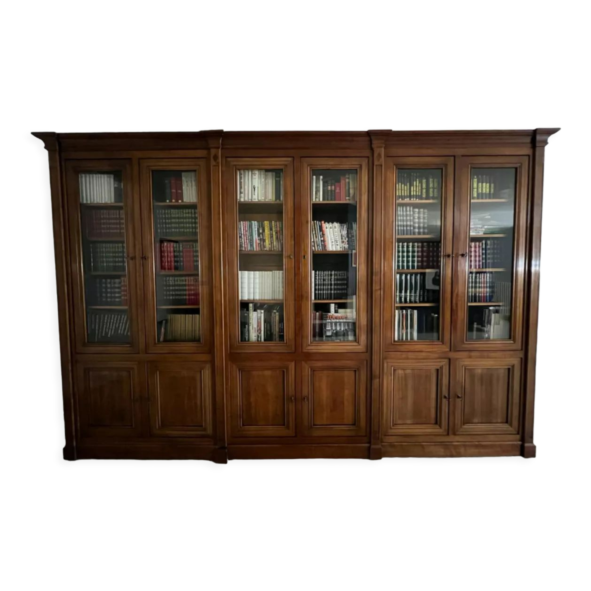 Bibliothèque Roche Bobois en Merisier