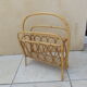 Rattan magazine holder