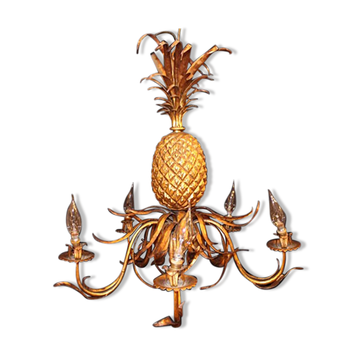 1940s pineapple chandelier