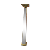 Mirror and gold metal lamppost