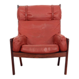 Rosewood armchair, Danish design, 1960s, designer: Erik Ole Jørgensen, manufacture: Georg Jørgensen