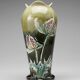 Art Nouveau vase by De Bruyn – Raised thistle decoration – 26 cm