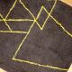 Tapis Contemporain ORA Hooked en Laine (73cm x 144cm), Édition Unique, Made