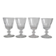 4 verres à vin en cristal ancien Caton Saint Louis Baccarat