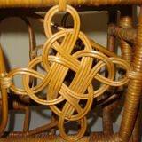 Rattan magazine holder