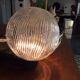 Glass ball globe wall lamp