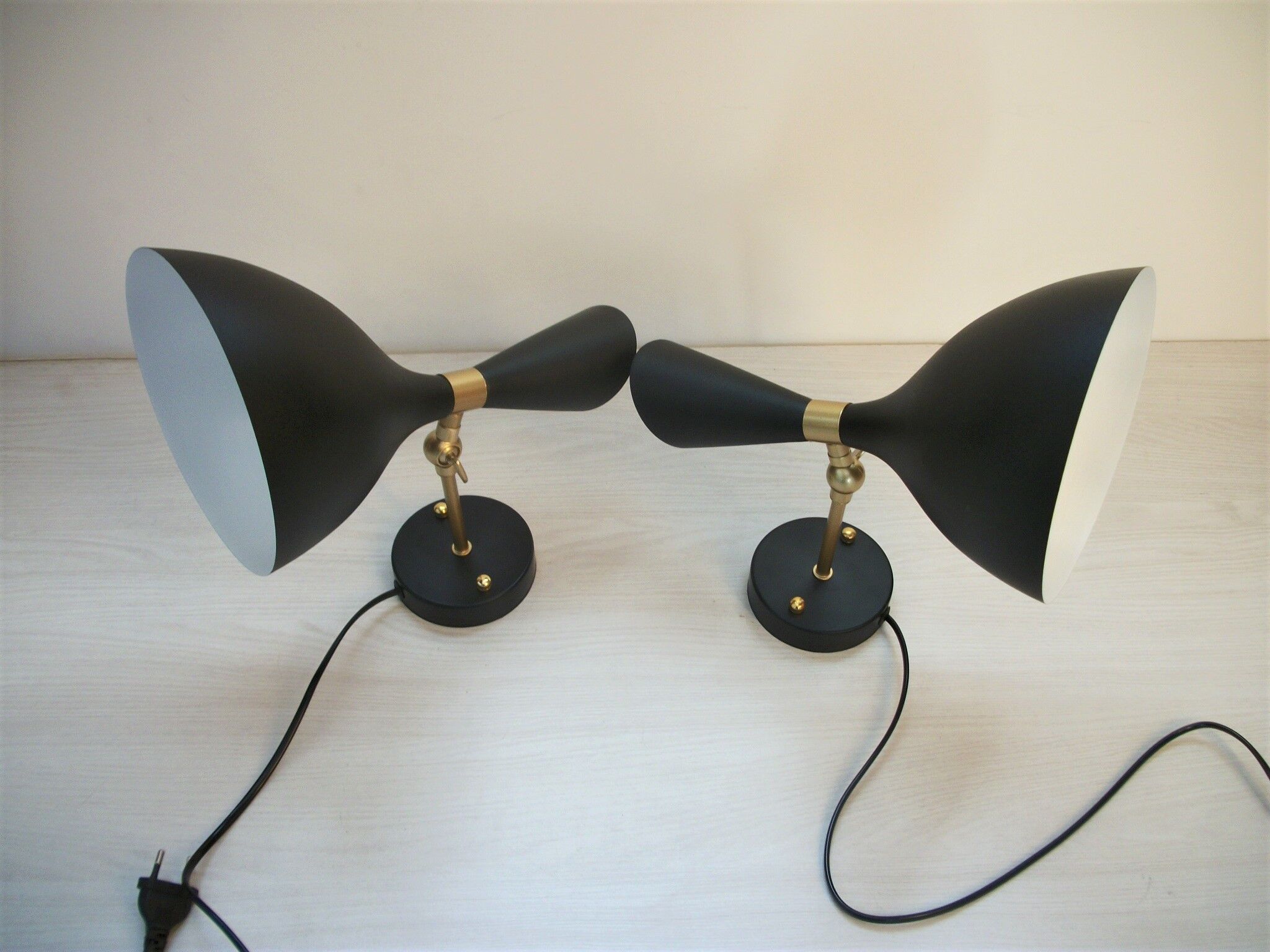 Pair of Nordic wall light