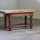 Early 20th century Danish Baroque coffee table solid oak