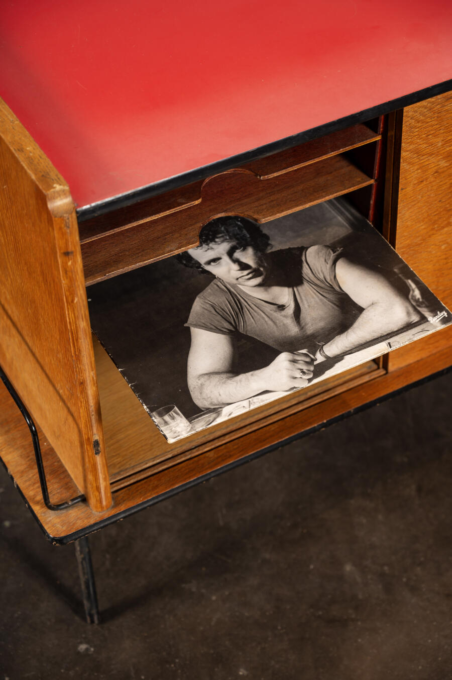 Storage furniture for vinyl records