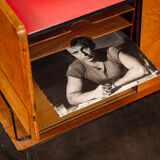 Storage furniture for vinyl records