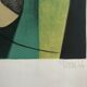 Original lithograph signed in pencil by danièle perré, untitled, 1966