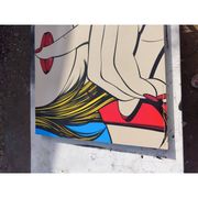 Impression pop art vintage Sssshhh by Deborah Azzopardi