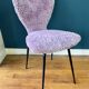 Chaise en moumoute années 50