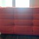 100% original - Togo 2-seater bench - Ligne Roset - Red Alcantara (Go