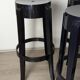 Trois Tabourets hauts, Charles Ghost par Kartell et Starck