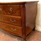 Louis XV curved chest of drawers in solid walnut Period 18th century