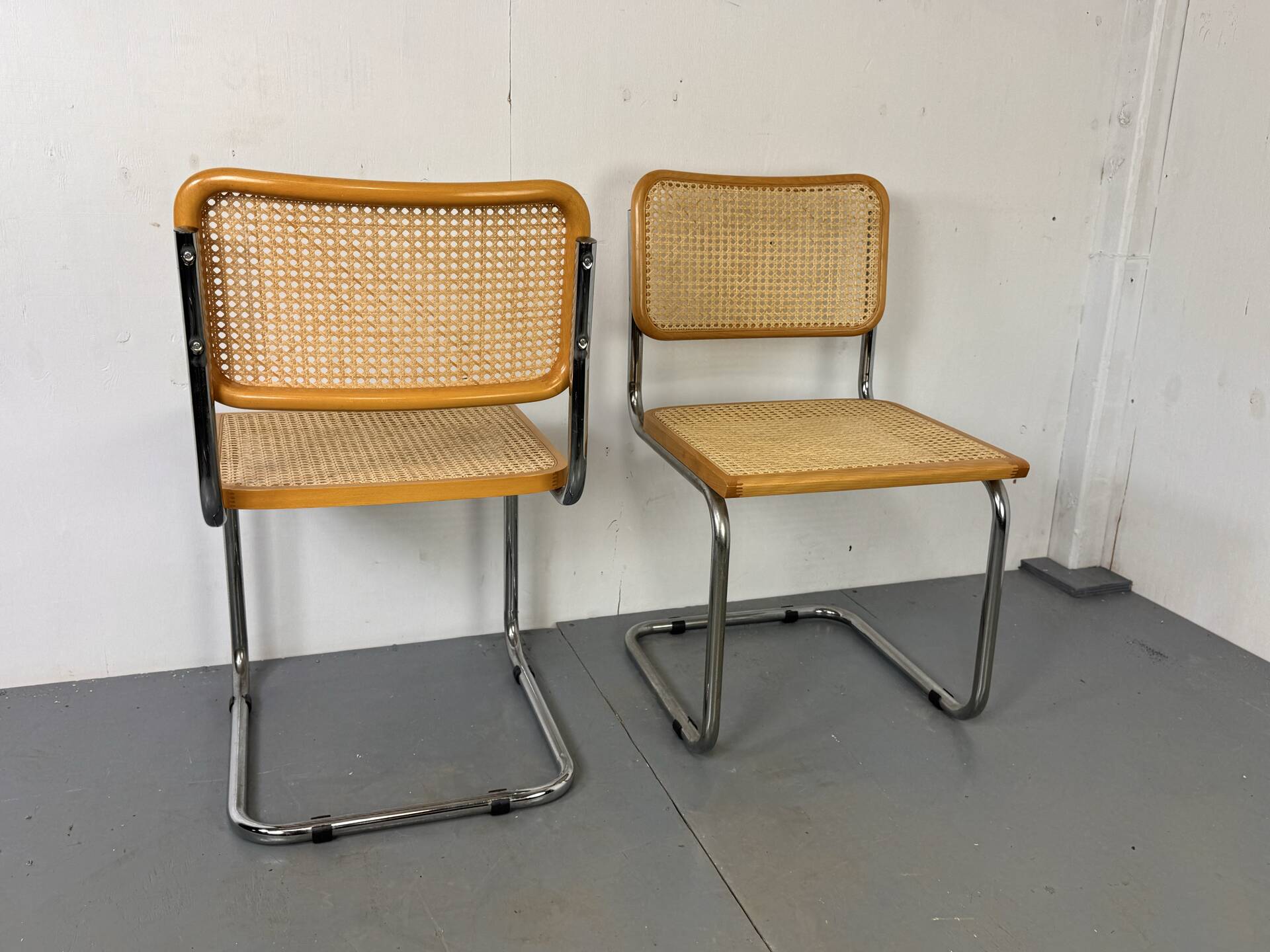 Set of 2 Vintage Cesca Marcel Breuer chairs