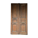 Double oak front door