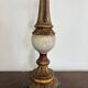 Vintage Ostrich Egg Lamp Stand Art Deco Venetian Florentine Candle Holder