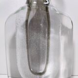 Transparent and Grey Sommerso Murano Glass Vase by Hora P