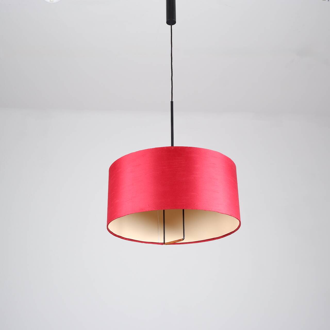 Kalmar ceiling lamp „model 2520“ for Vest Leuchten Wien