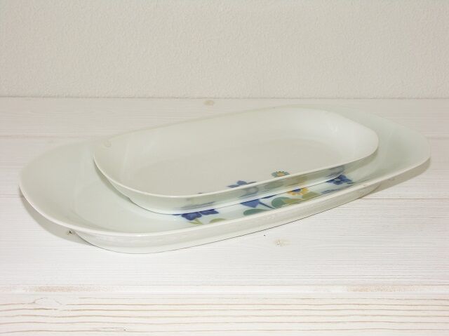 Masse porcelain dish and ravian - Surget France vintage 70/80