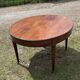 Grande table ovale Louis XVI d'époque en acajou