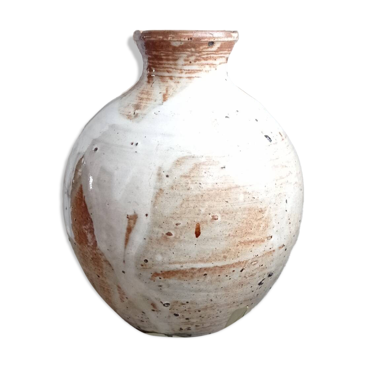 Glazed ceramic vase