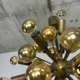 Atomic Suspension in Brass German Mid-Century by Dorothee Becker
