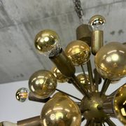 Atomic Suspension in Brass German Mid-Century by Dorothee Becker