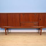 Rare Dutch sideboard in teak by Louis van Teeffelen for Wébé, 1960s