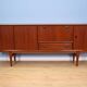 Rare Dutch sideboard in teak by Louis van Teeffelen for Wébé, 1960s