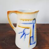 Little Art Deco Ceramic Jug - 1930s - A.M.C Belgium