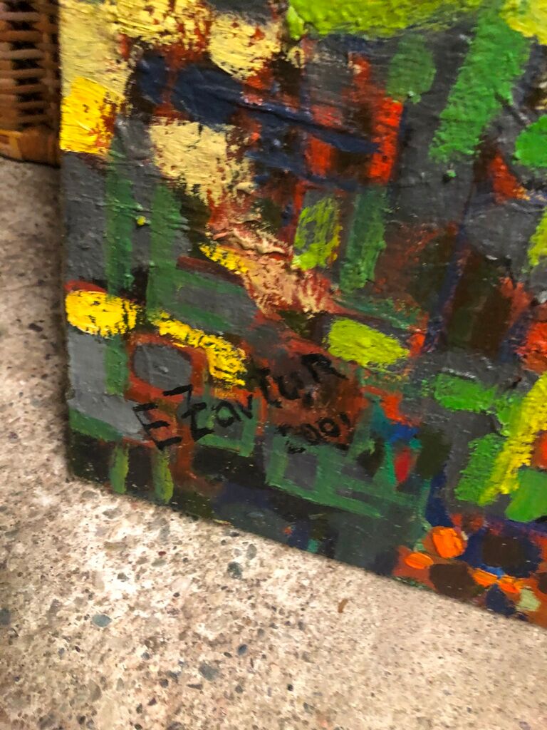 Oil on canvas signed eudochia zavtur