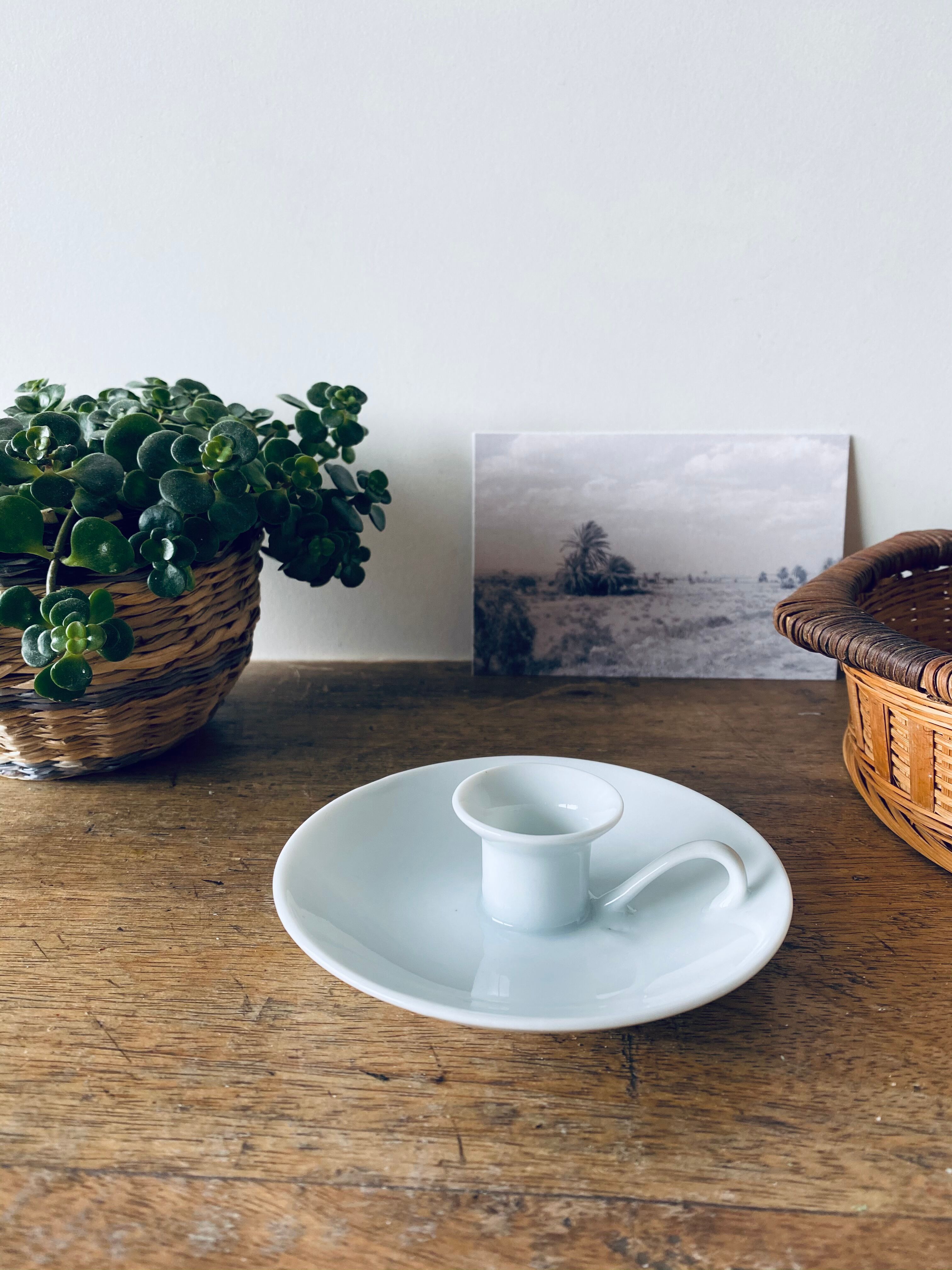 Porcelain candlestick