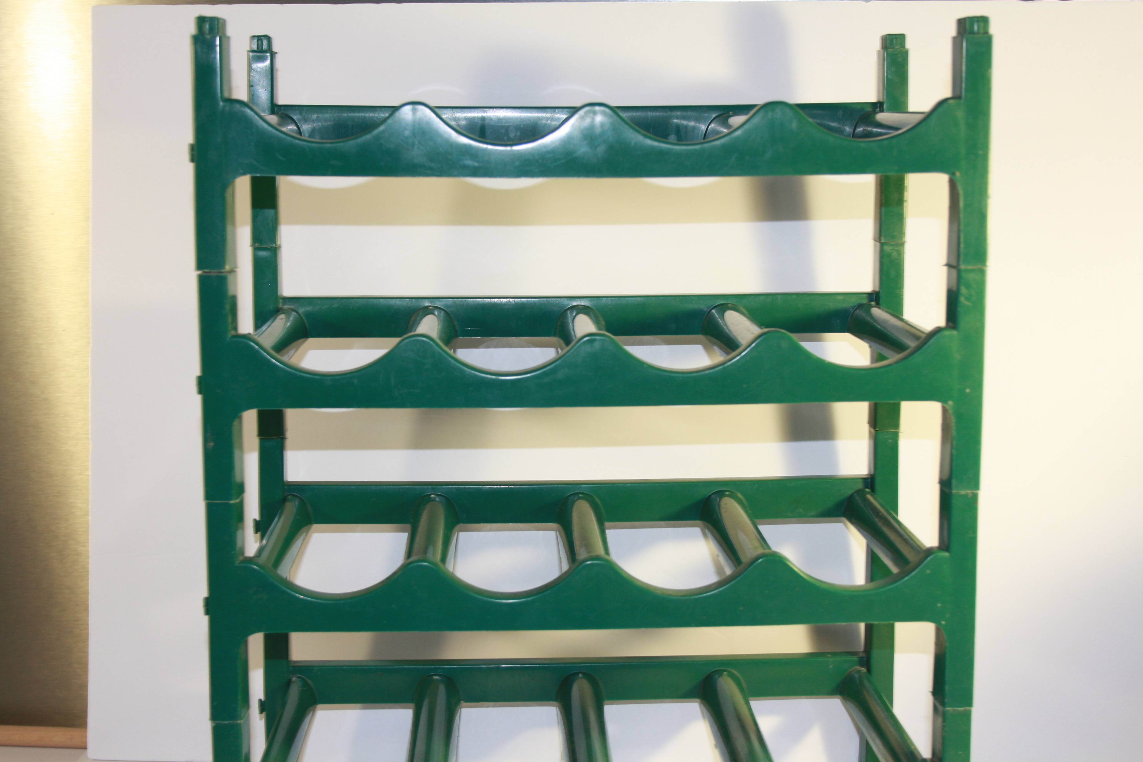 Vintage green bottle holder