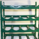 Vintage green bottle holder