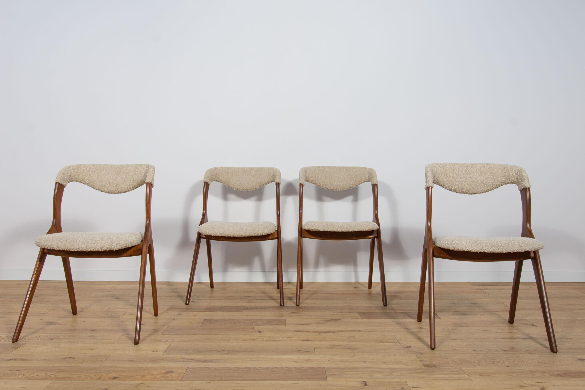 Model Sonja Dining Chairs by Johannes Andersen for Vamo Sonderborg, 1960s, Set of 4