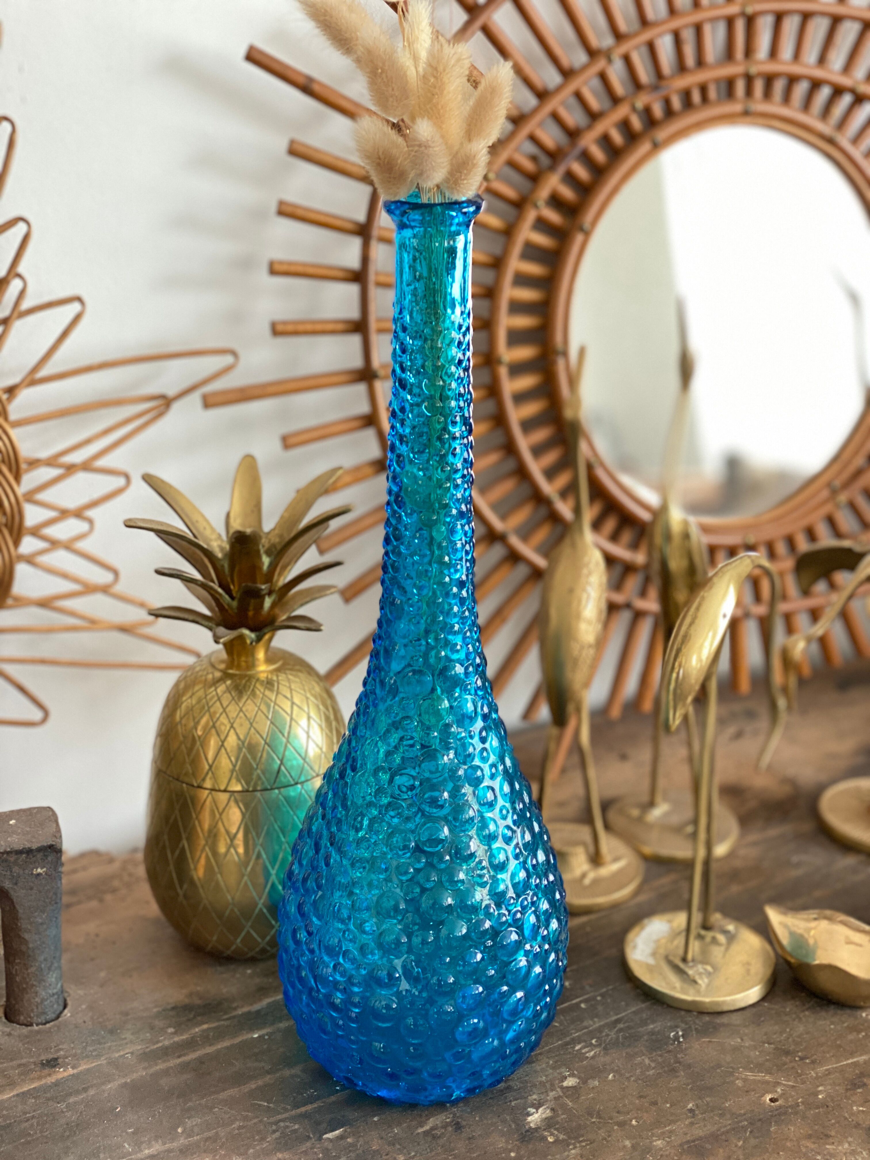 Carafe Empoli bleue turquoise