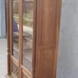 Louis XVI-style walnut library