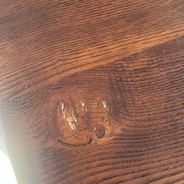 Buffet / vaisselier ouvert en chêne style campagne, 1930/50